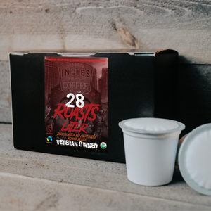 28 Roasts Later Fresh Roasted High Caffeine K Cups