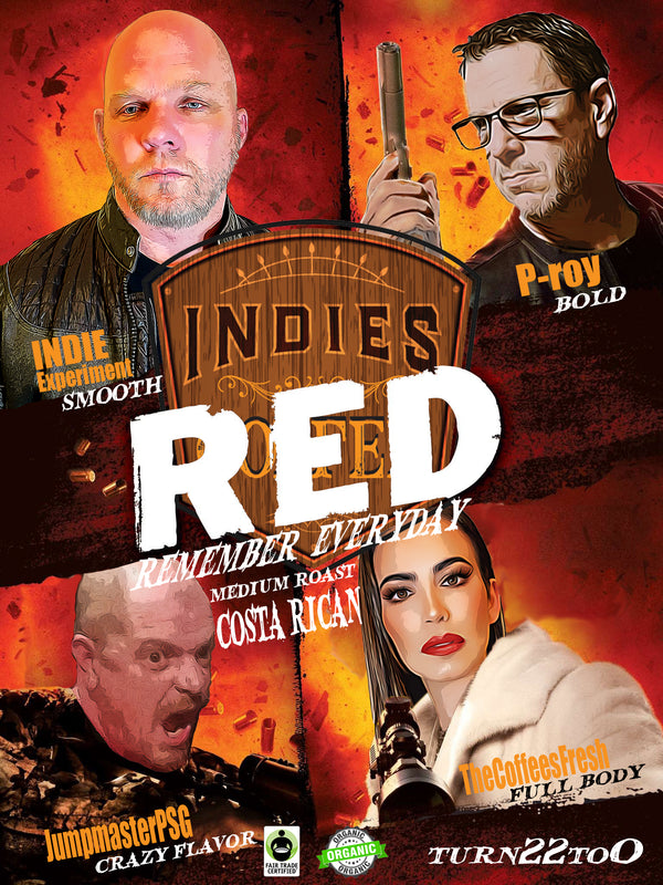 Red Costa Singer RED Costa Rican LIMITED TIME! - Indies Coffee Co